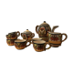 Tea set Quimper Paul Fouillen