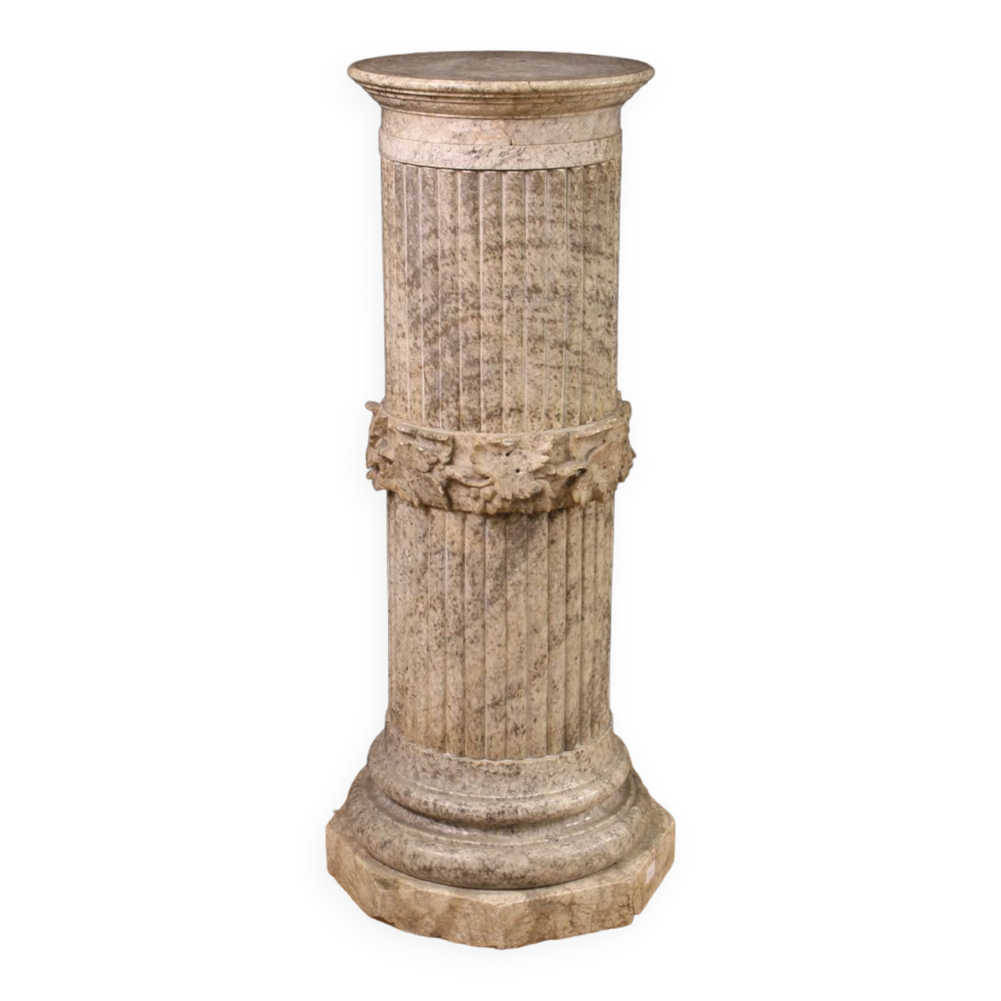 alabaster column from 20th century