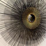 William Friedle's Brutalist Sunburst Wall Mirror, 1970