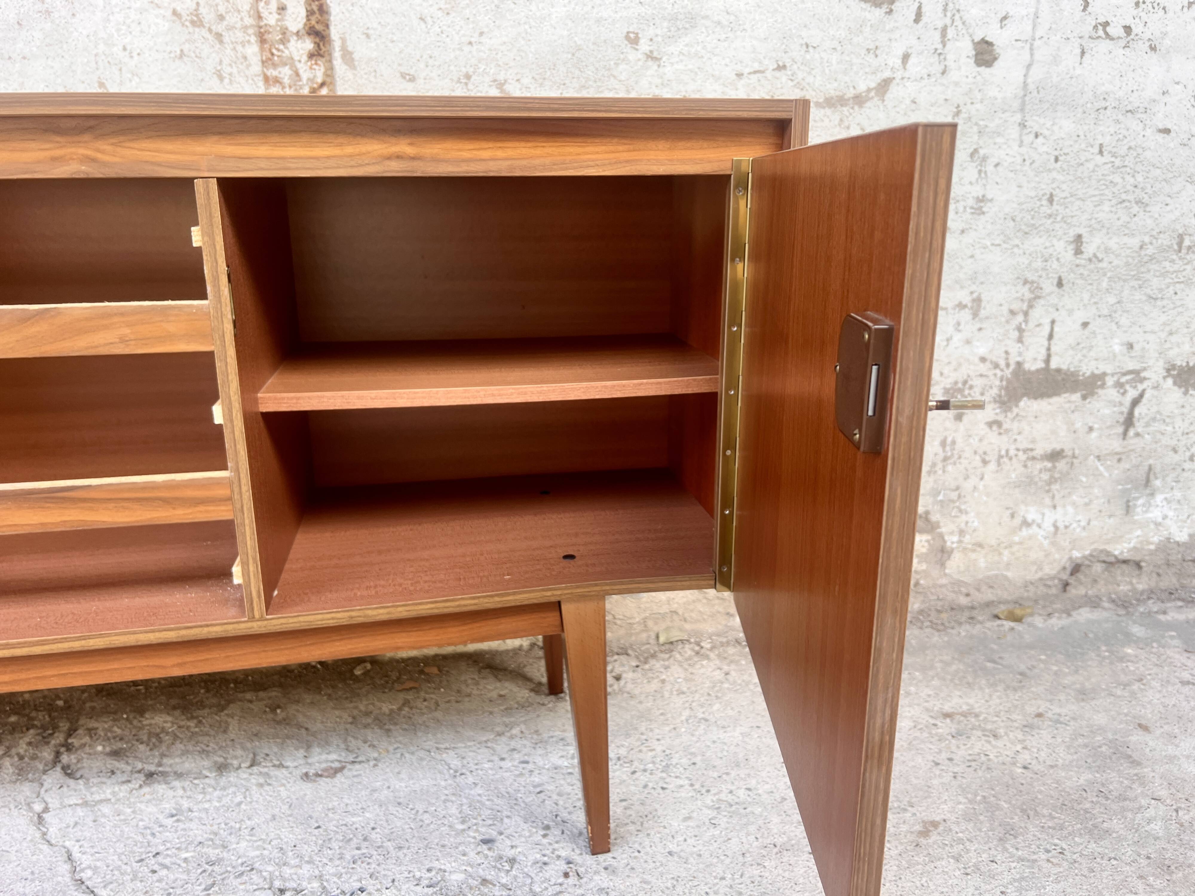 Vintage TV/hi-fi cabinet sideboard