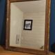 Mirror frame wood plaster gilded stucco