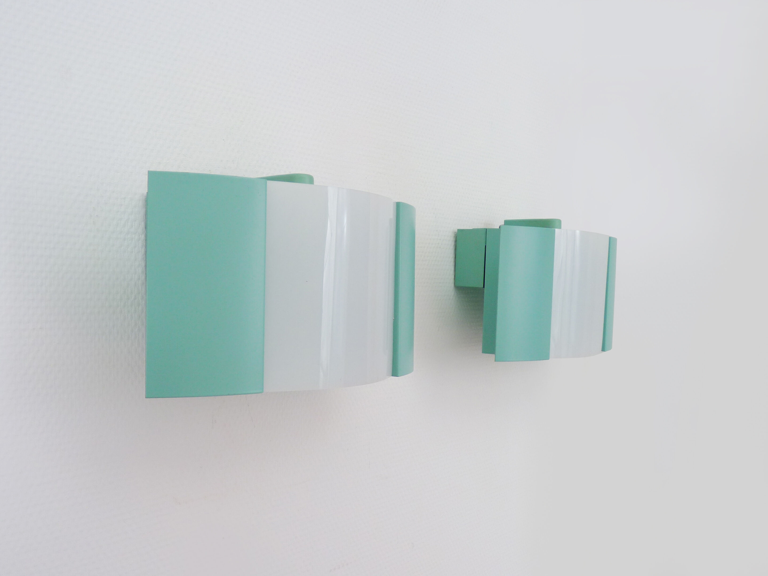 Pair of wall sconces Maison Arlus model Celine. Year 80