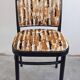 Set of 4 curved wood dining chairs by Josef Hoffmann for Mundus.