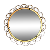 Miroir lumineux Hillebrand années 1960