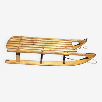 Wooden sleigh