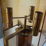 Large plexiglass lamp design year 70s Rega