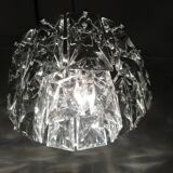 Kinkeldey glass ceiling lamp. 1970s