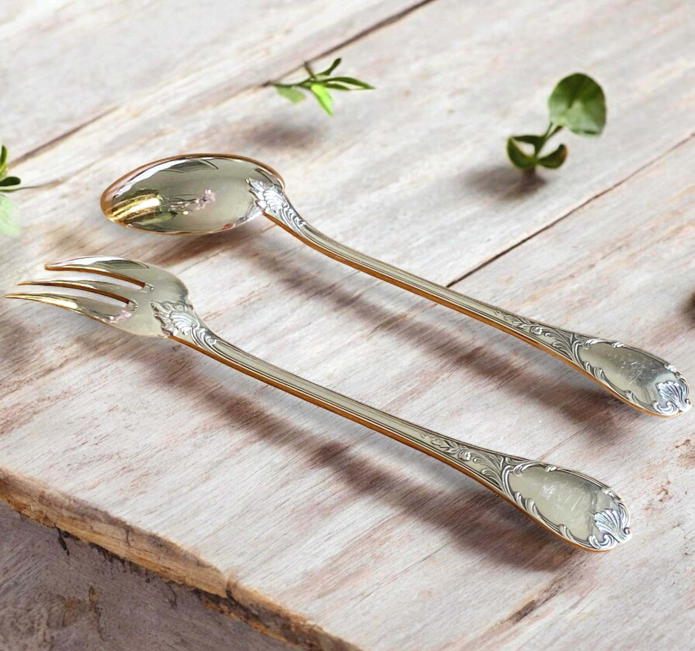 Christofle Marly model - Silver-plated metal serving cutlery