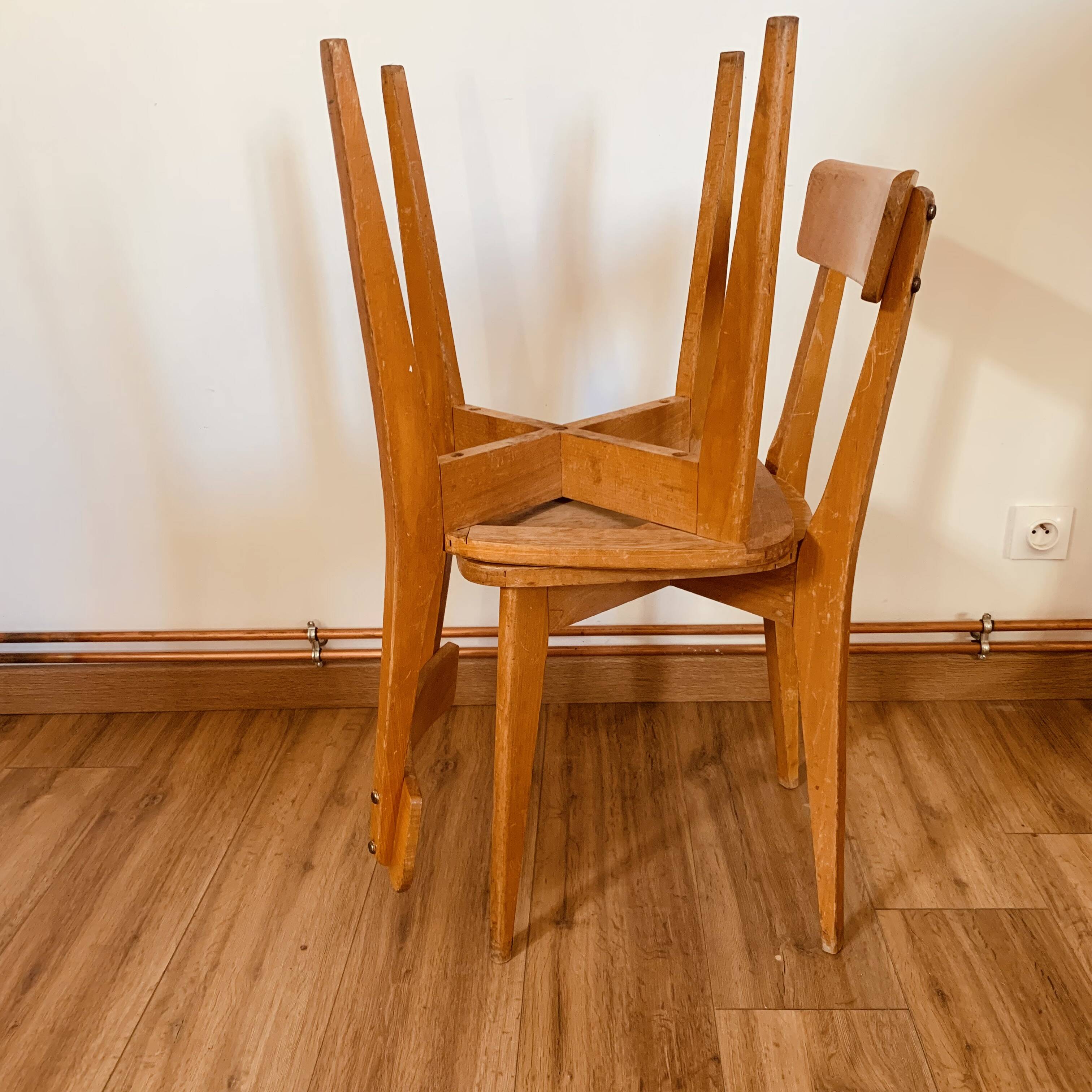 Pair of bistro chairs