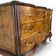 Commode italienne Art déco en loupe de noyer, années 1940-50