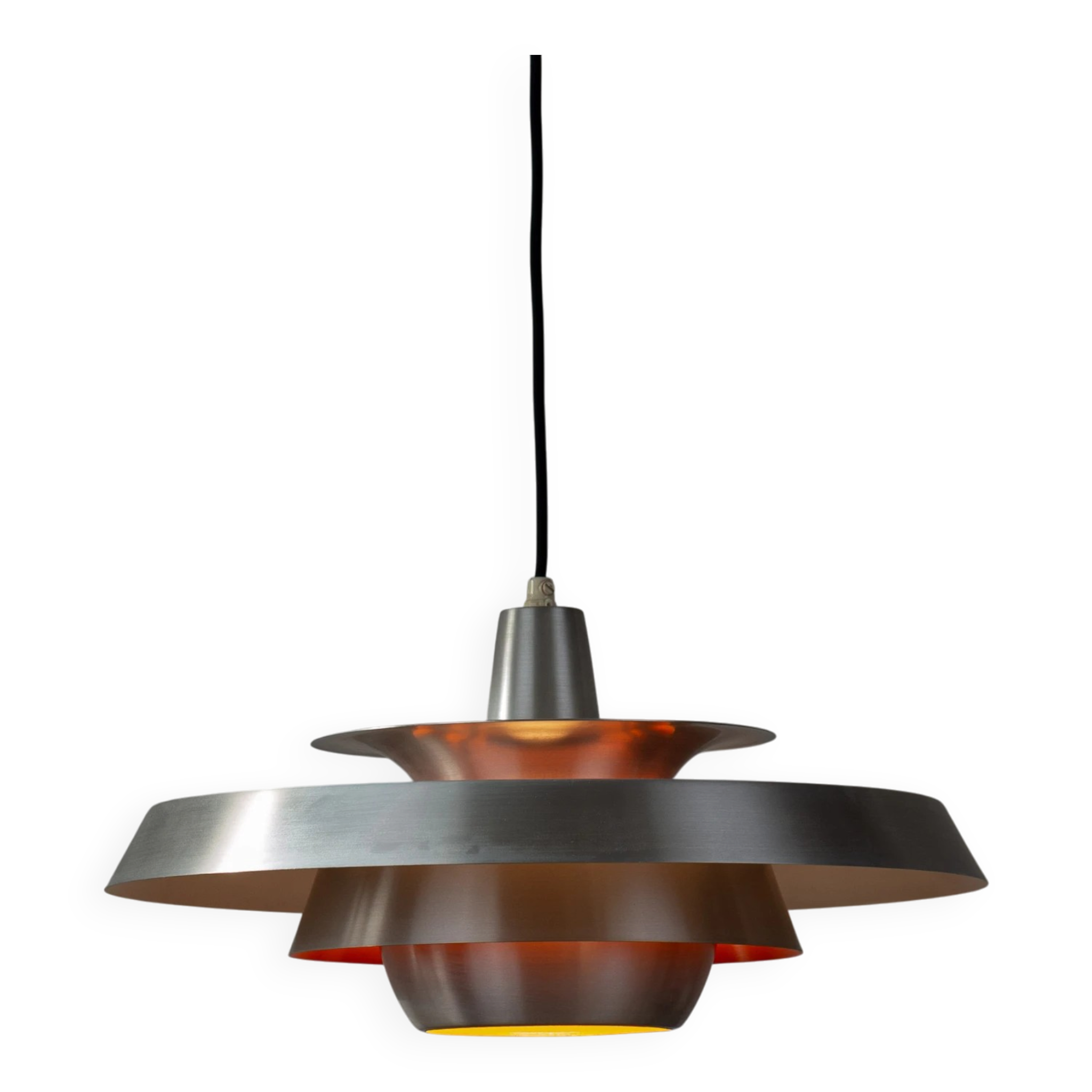 Suspension Superlight vintage danoise par David Mogensen, années 1980