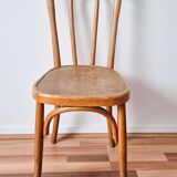 Turned wooden bistro chair, Fischel