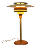 Lampe de bureau danoise unique en rose et vert par Lyskaer - Modèle 2252 -