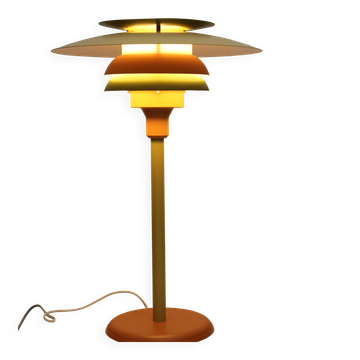 Unique pink and green colored Danish desklamp by Lyskaer - Model 2252 -