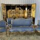 Complete living room louis XV style gilded wood 1900