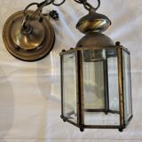 Hexagonal suspension in copper and glass