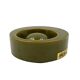 Mid-century green ceramic ashtray, Sicart Italy 1969