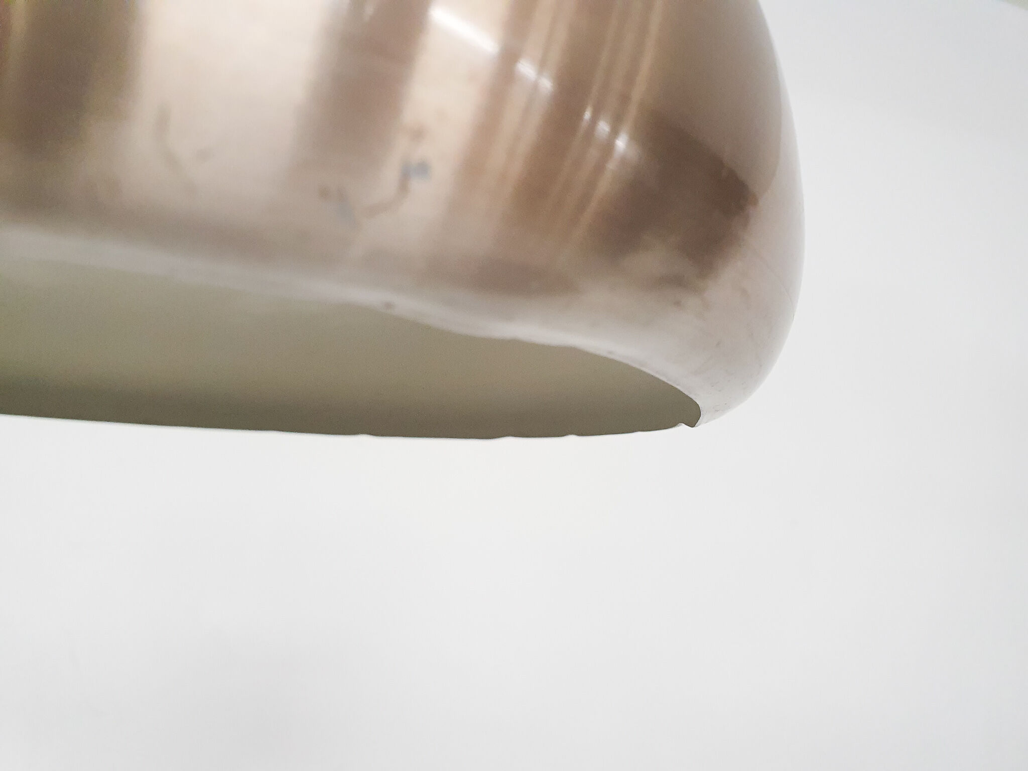 Vintage copper pendant light, Denmark 1960's