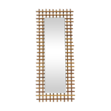 Vintage rattan mirror 1960