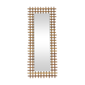 Vintage rattan mirror 1960