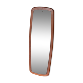 60s teak mirror - 91x32cm