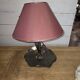 Lampe art déco en étain des années 1930