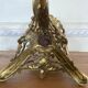 Candle holder church in gilded metal
