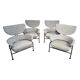 4 fauteuils Tre Pezzi par Franco Albini pour Cassina