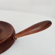 Antique wooden hand candle holder, 19th century