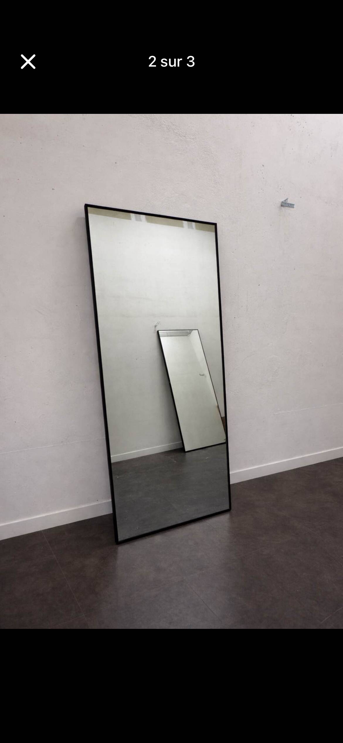 Custom wrought iron mirror