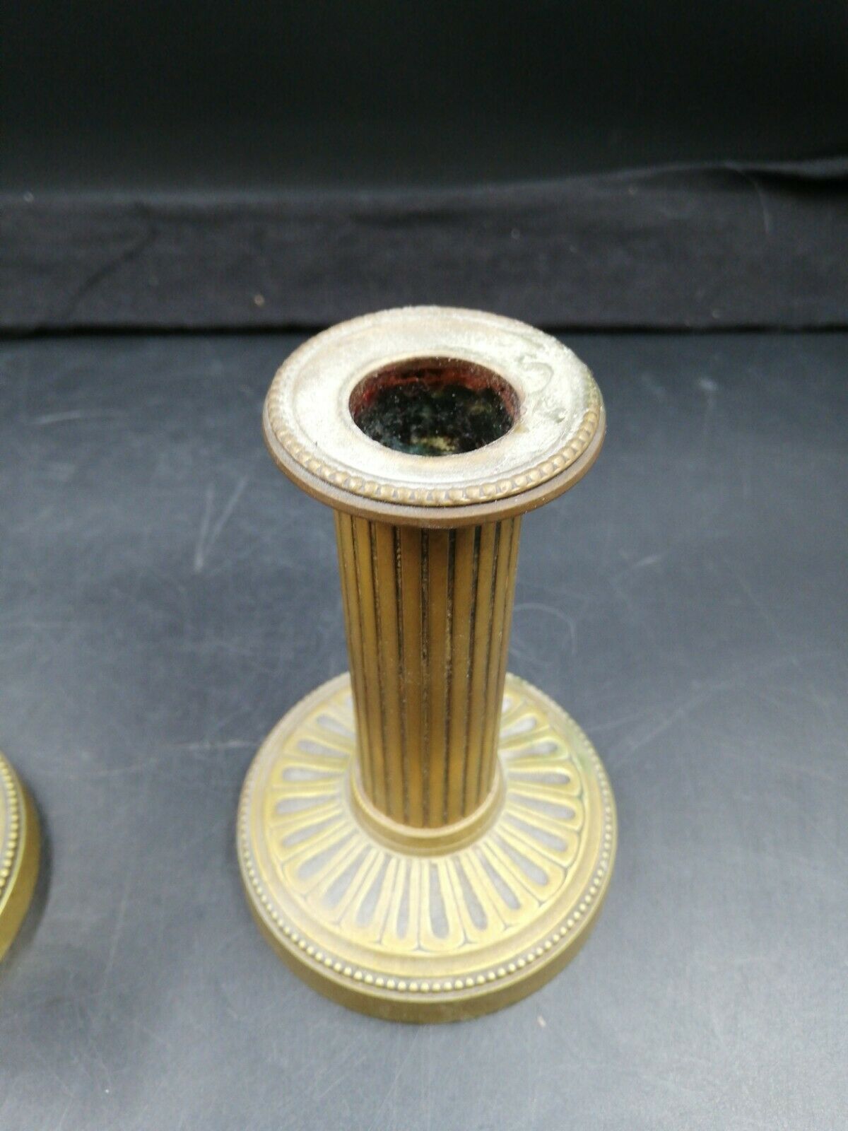 Pair of 19th-century bronze candlesticks