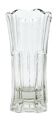 Mid-century modern vase, pressed rose glass, Poland, 1950s