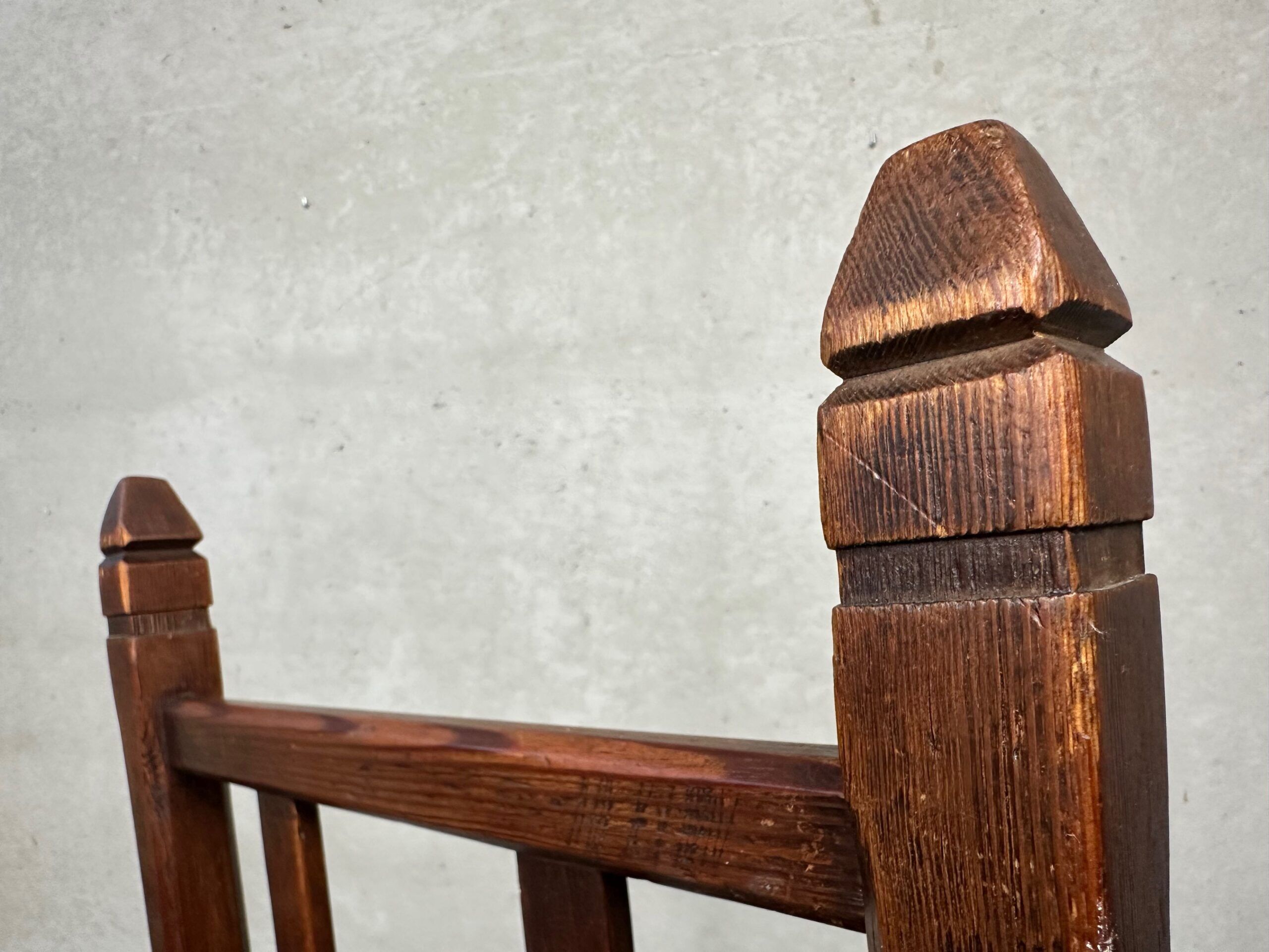 Échelle / chaise de bibliothèque antique