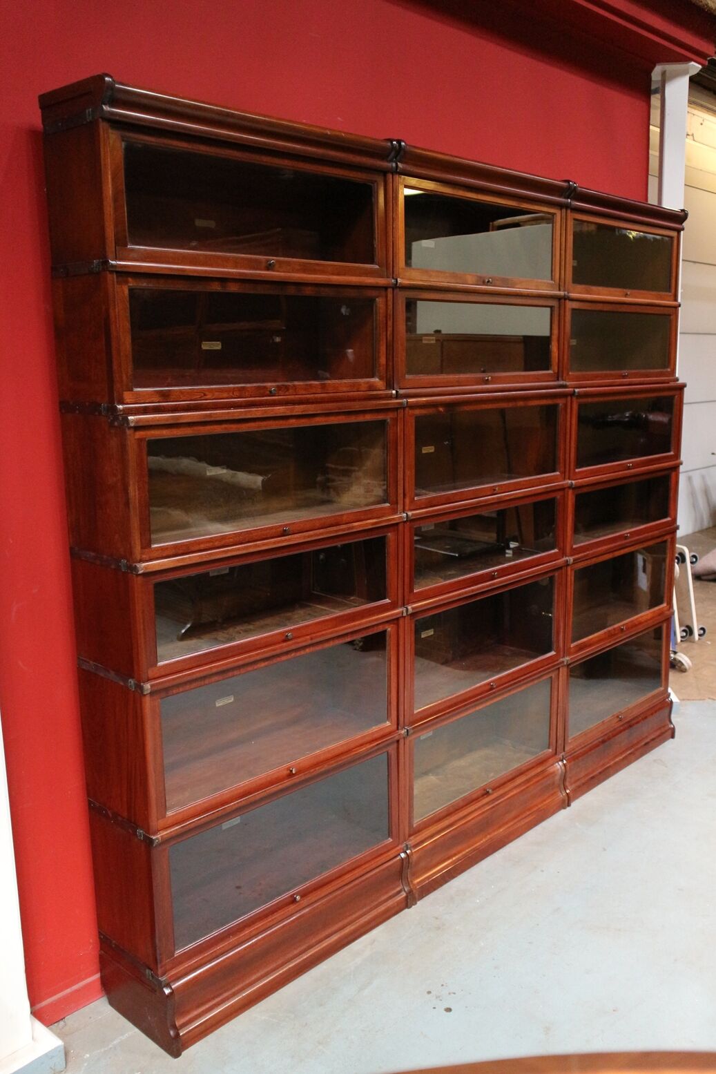 Antique mahogany bookcase