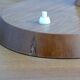 Mid Century Table Lamp by Temde, - Wood, Textile Shade