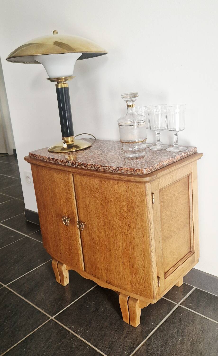 Art Deco style furniture - Oak and beech - 1950s