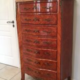 Semainier in marquetry