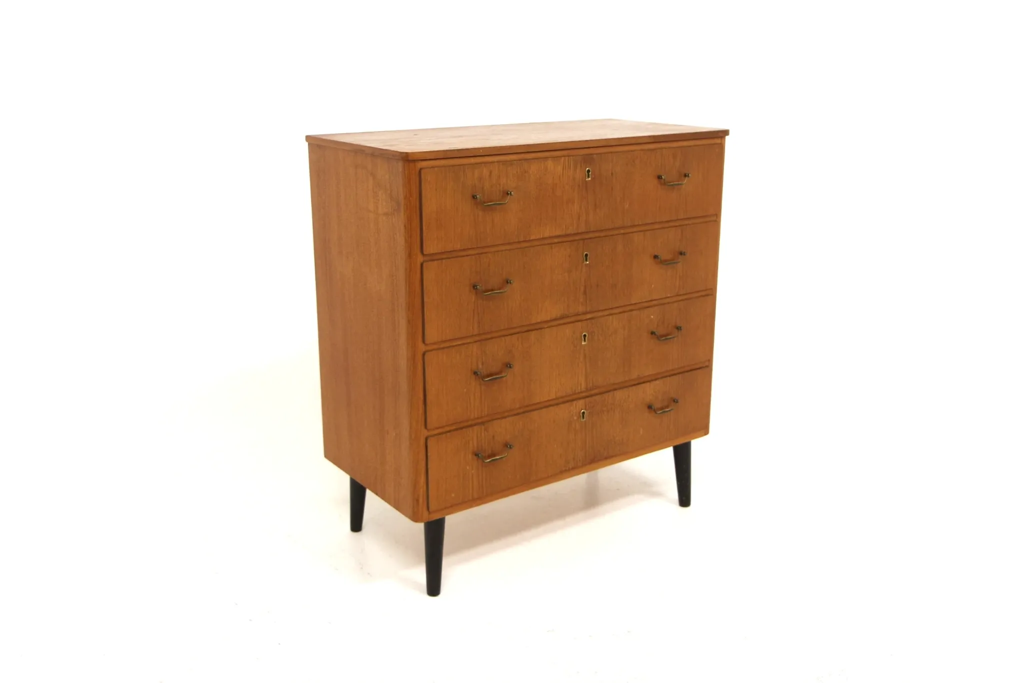 Scandinavian birch commode, Swedish modern, Sweden, 1950