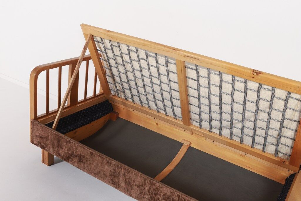 Mid-century Italian modern day bed, 1950