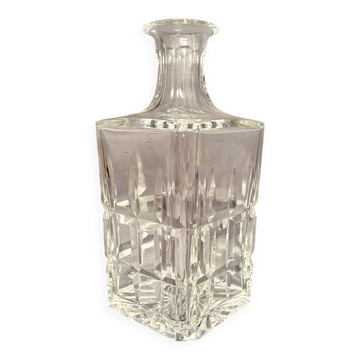 Carafe à whisky en cristal Saint Louis modèle Manhattan, années 80