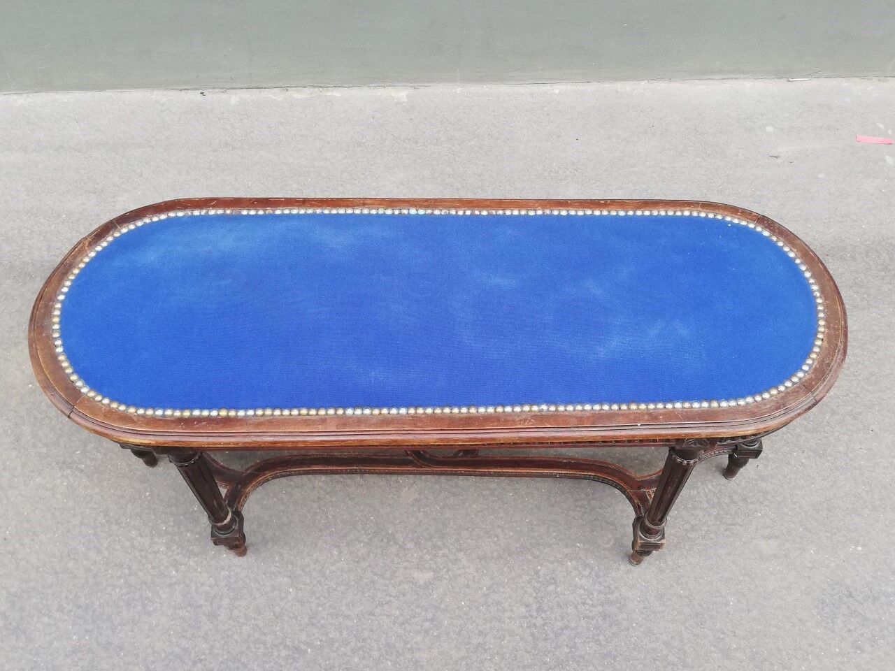 Banc en bois de style Louis XVI