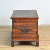 Folk art wedding chest, anno 1852