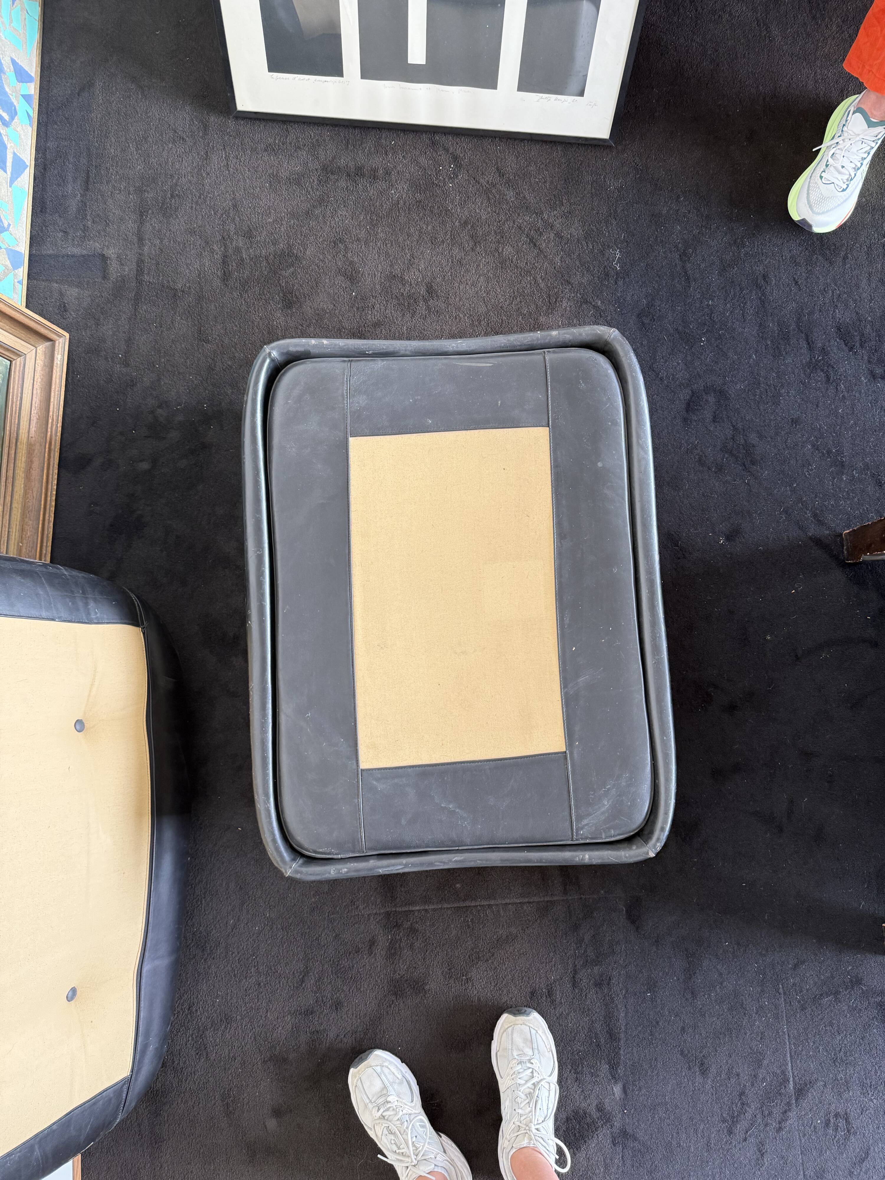 Pouf / ottoman vintage design – Space Age spirit – 60s/70s