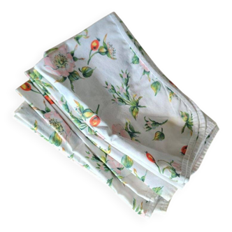 Floral cotton tablecloth