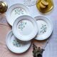 4 Salins dessert plates