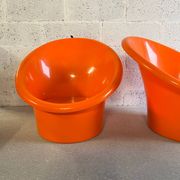 Pair of SKOPA armchairs by Ole Gjerløv-Knudsen & Torben Lind for IKEA 1970
