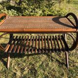 Vintage rattan coffee table