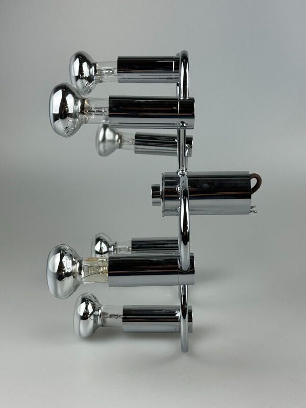 60s 70s Spoutnik applique ou plafonnier par Cosack Leuchten Chrom