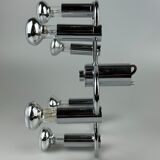 60s 70s Sputnik wall lamp or ceiling lamp by Cosack Leuchten Chrom