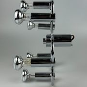 60s 70s Sputnik wall lamp or ceiling lamp by Cosack Leuchten Chrom
